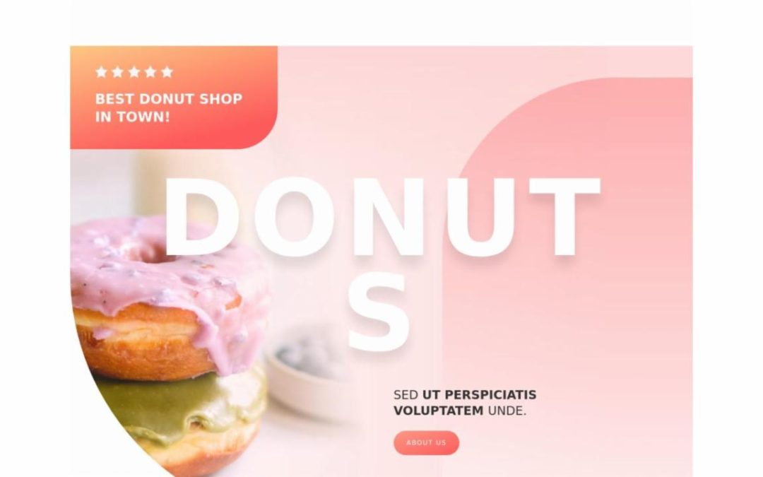 ET – Donut Shop Home Page – Header