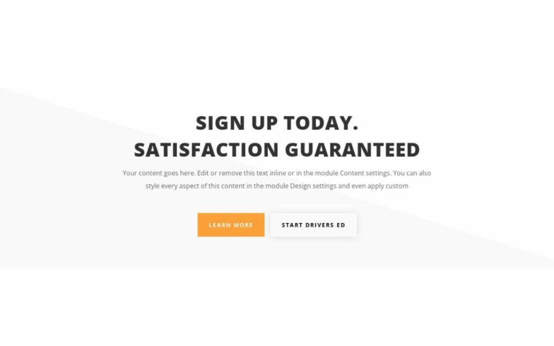 ET – Driving School Home Page – Footer
