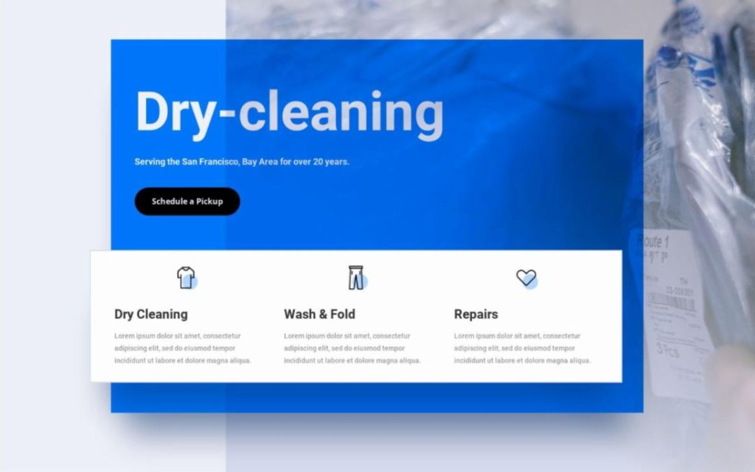 ET – Dry Cleaning Home Page – Header