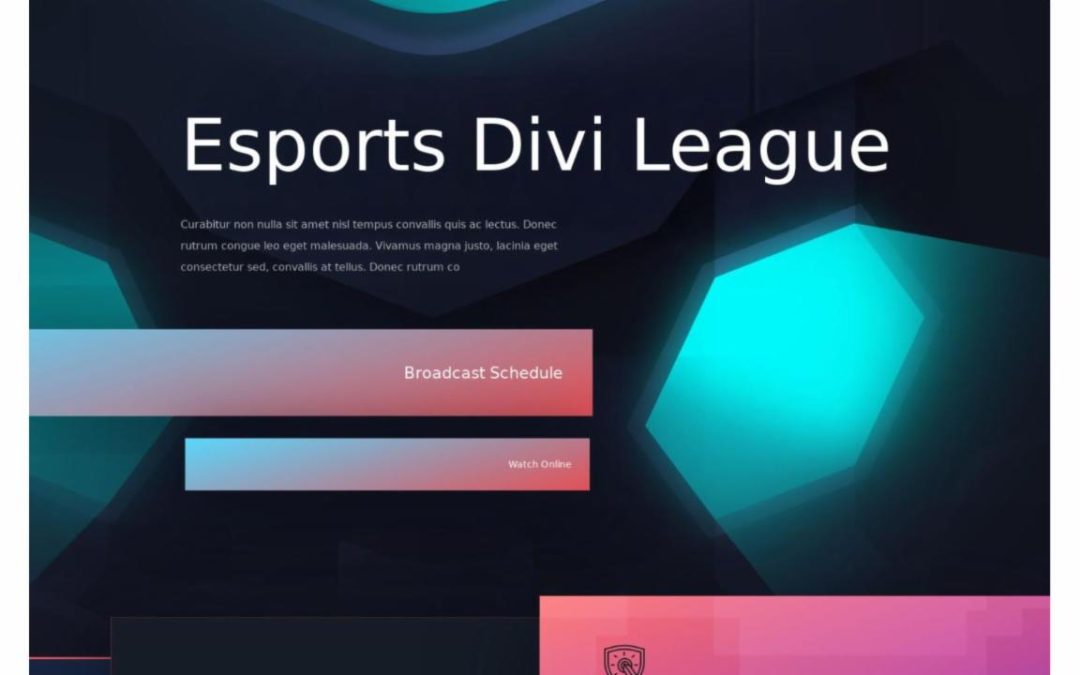 ET – Esports Home Page – Header