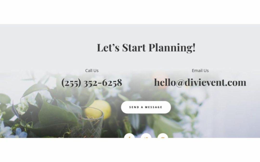 ET – Event Planner Home Page – Footer