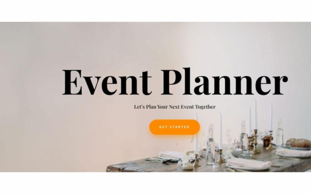ET – Event Planner Landing Page – Header