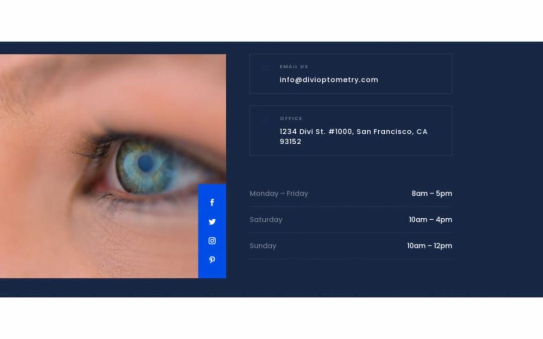 ET – Eye Doctor Home Page – Footer
