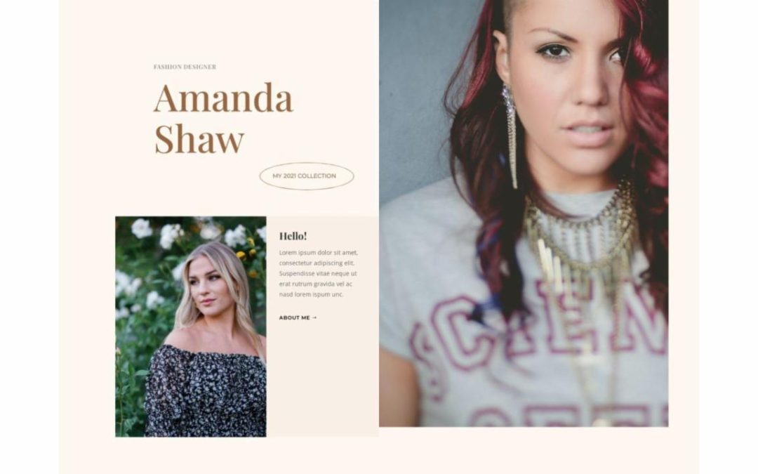 ET – Fashion Designer Landing Page – Header