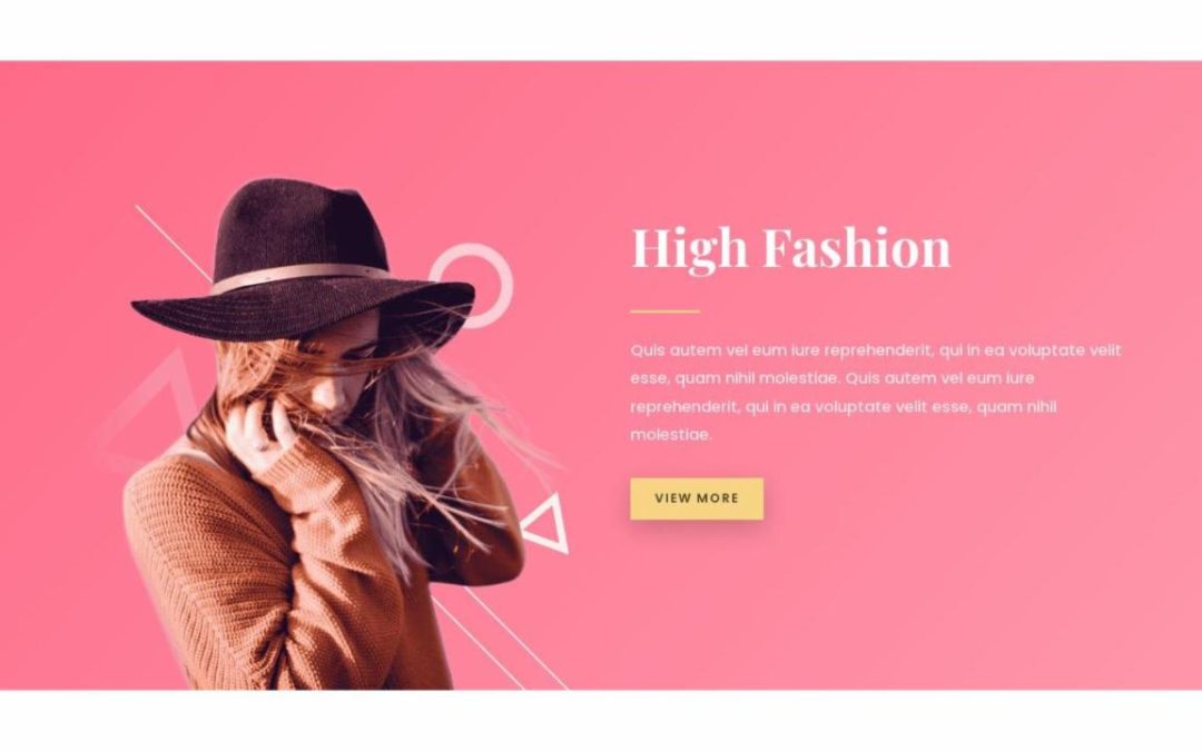 ET – Fashion Landing Page – Header