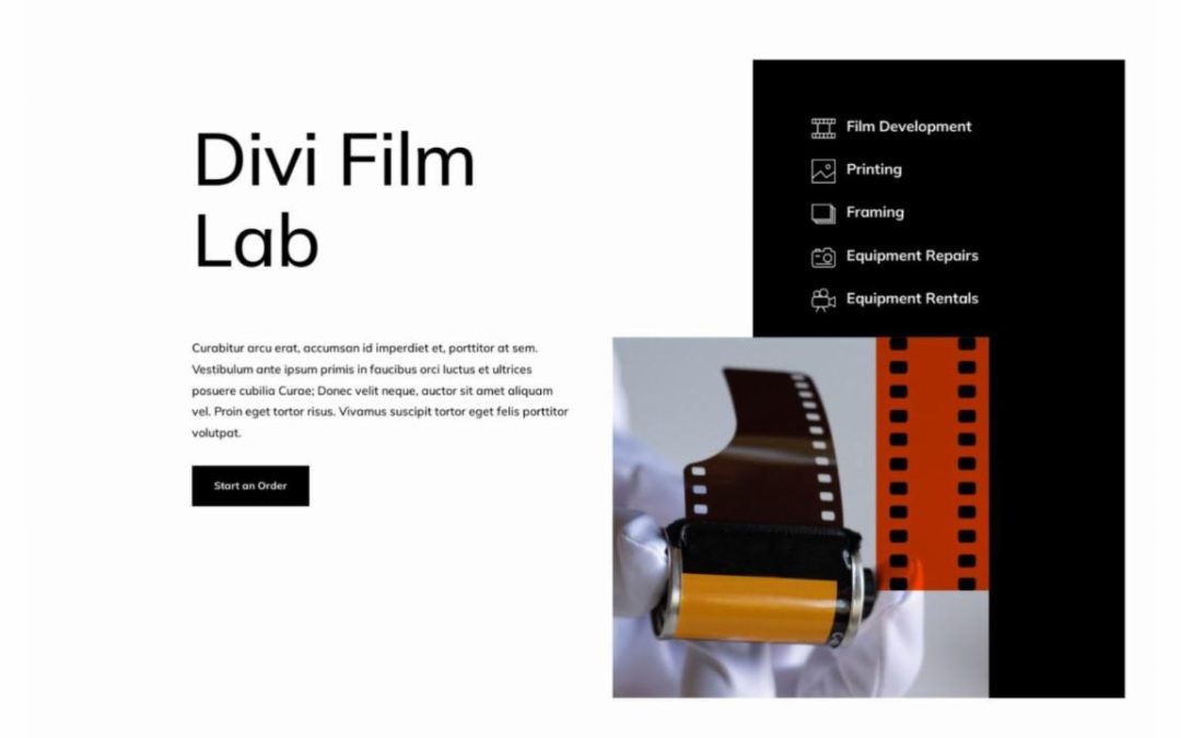 ET – Film Lab Home Page – Header