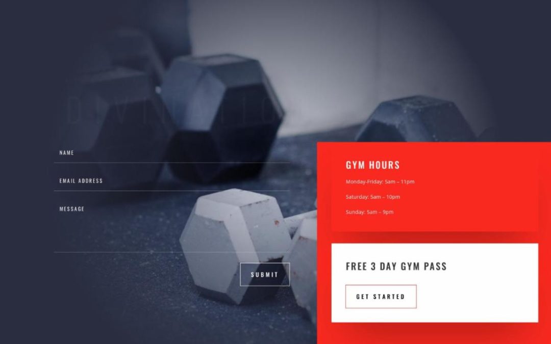 ET – Fitness Gym Home Page – Footer