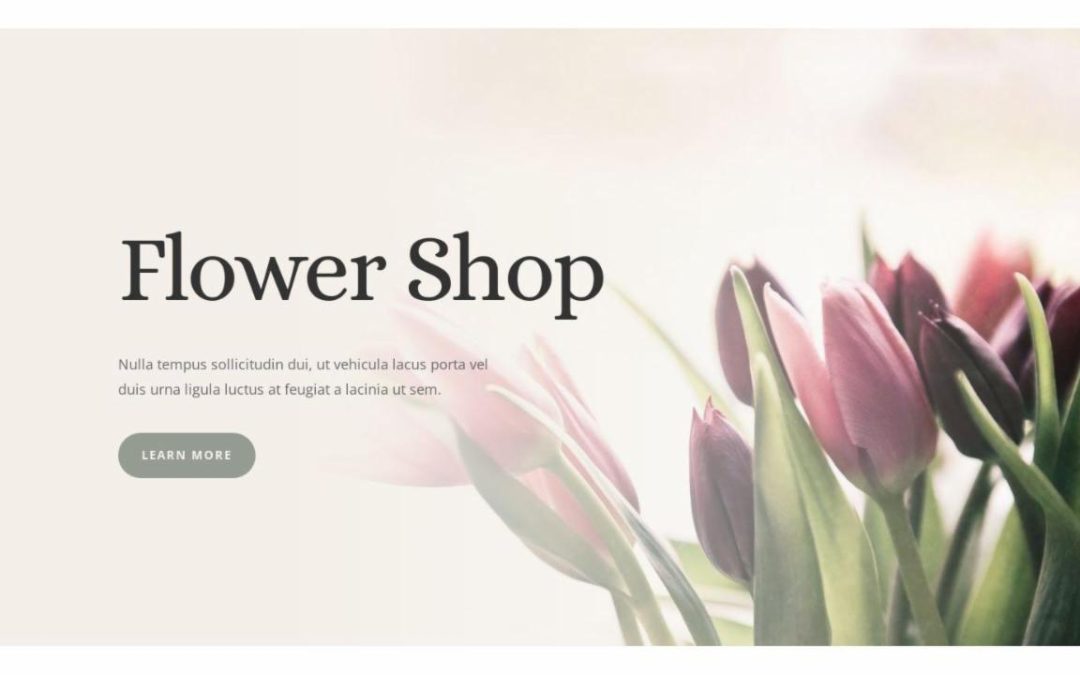 ET – Florist Landing Page – Header