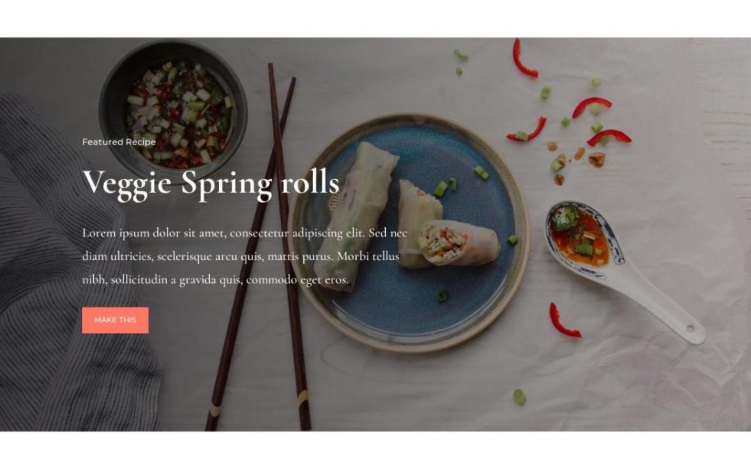ET – Food Recipes Landing Page – Header