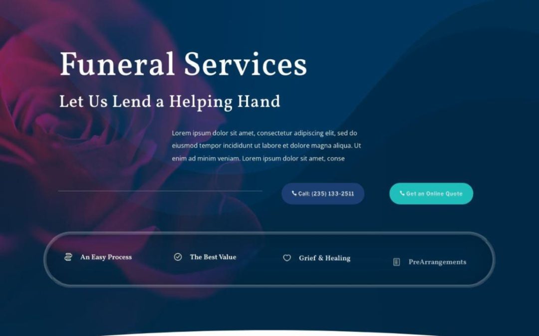 ET – Funeral Home Landing Page – Header