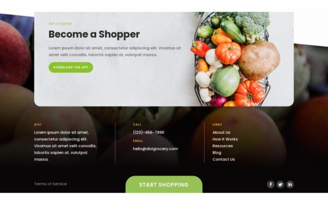 ET – Grocery Delivery Home Page – Footer