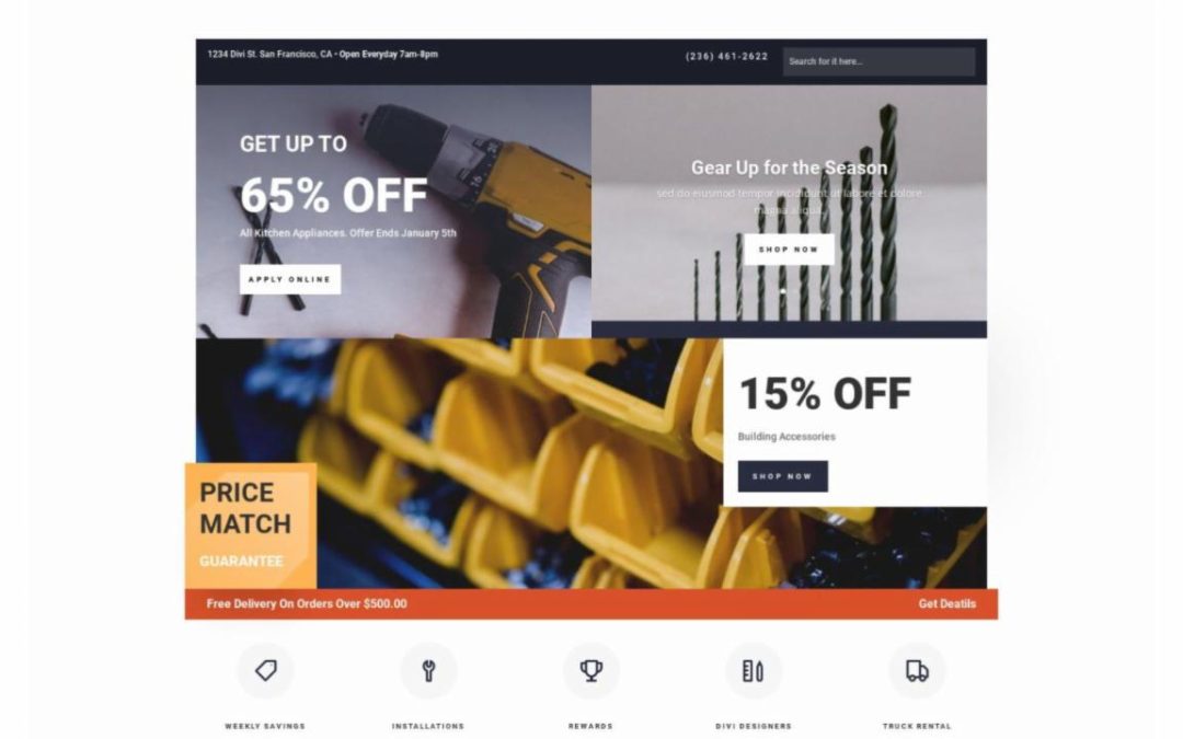 ET – Hardware Store Home Page – Header
