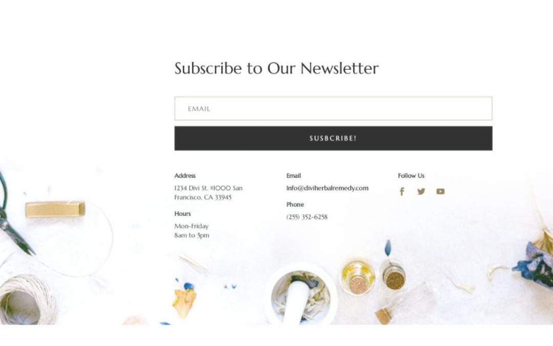 ET – Herbal Remedy Home Page – Footer