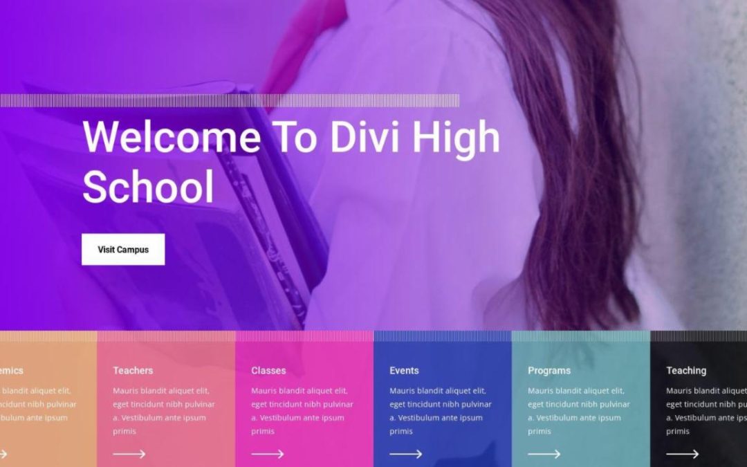 ET – High School Landing Page – Header