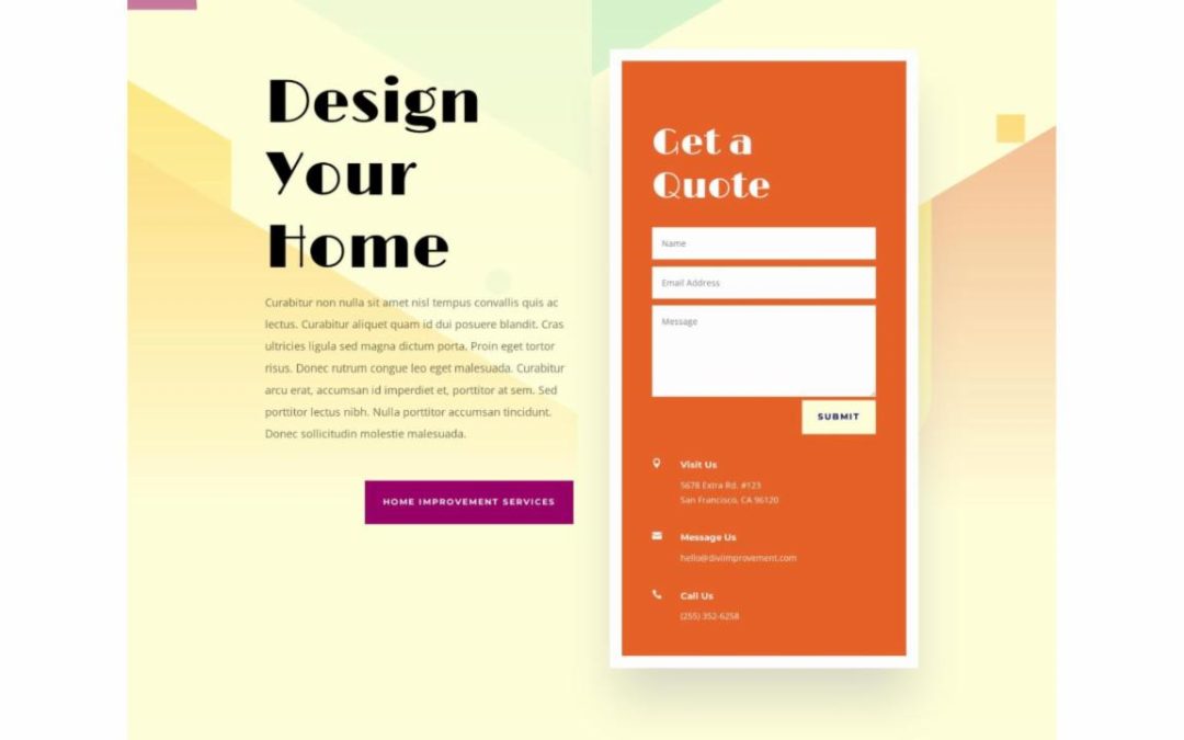 ET – Home Improvement Home Page – Header