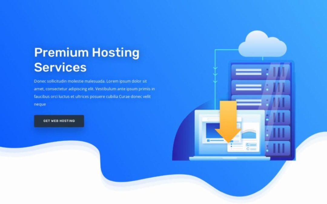ET – Hosting Company Home Page – Header