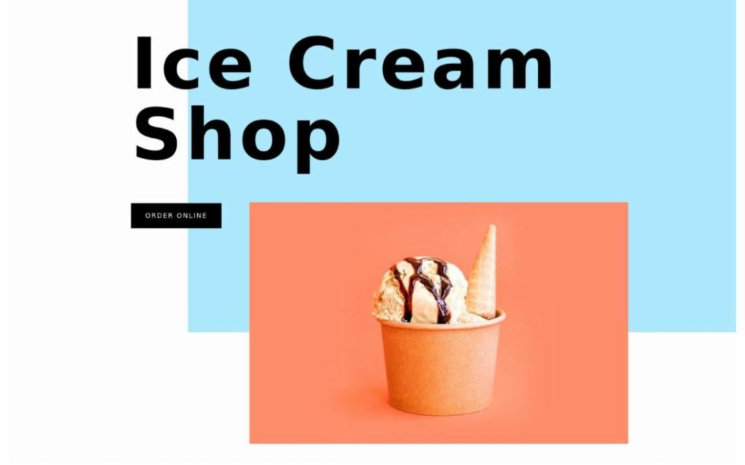 ET – Ice Cream Shop Home Page – Header