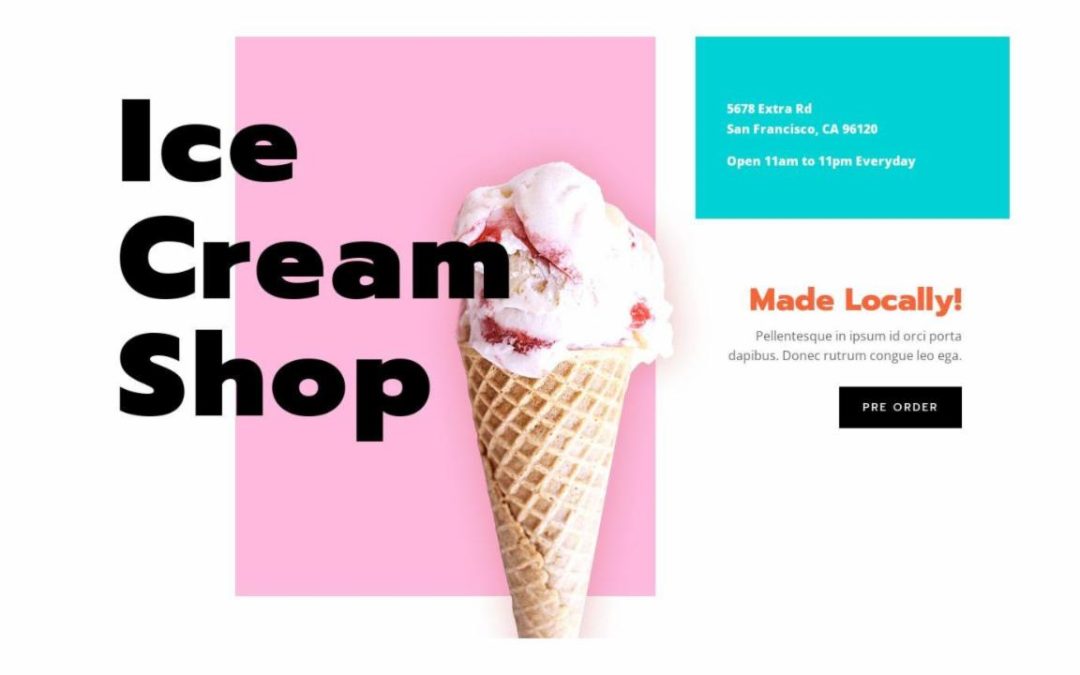 ET – Ice Cream Shop Landing Page – Header
