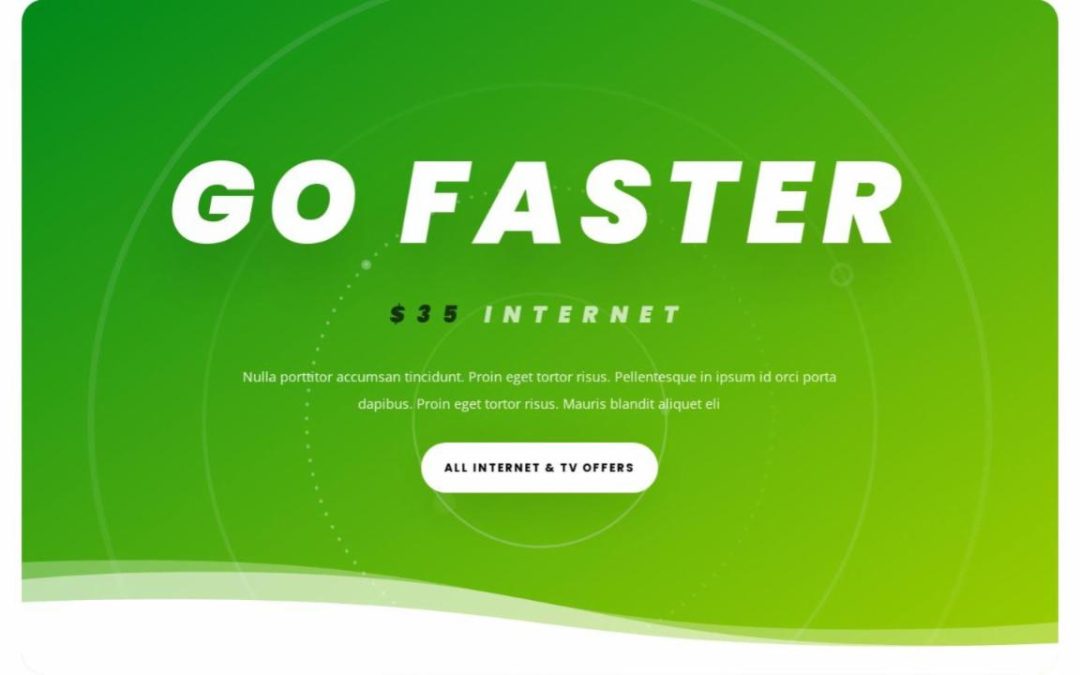 ET – Internet Service Provider Home Page – Header