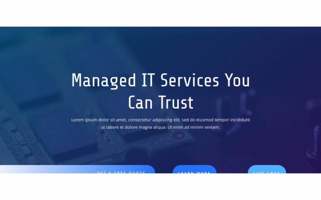 ET – IT Services Home Page – Header