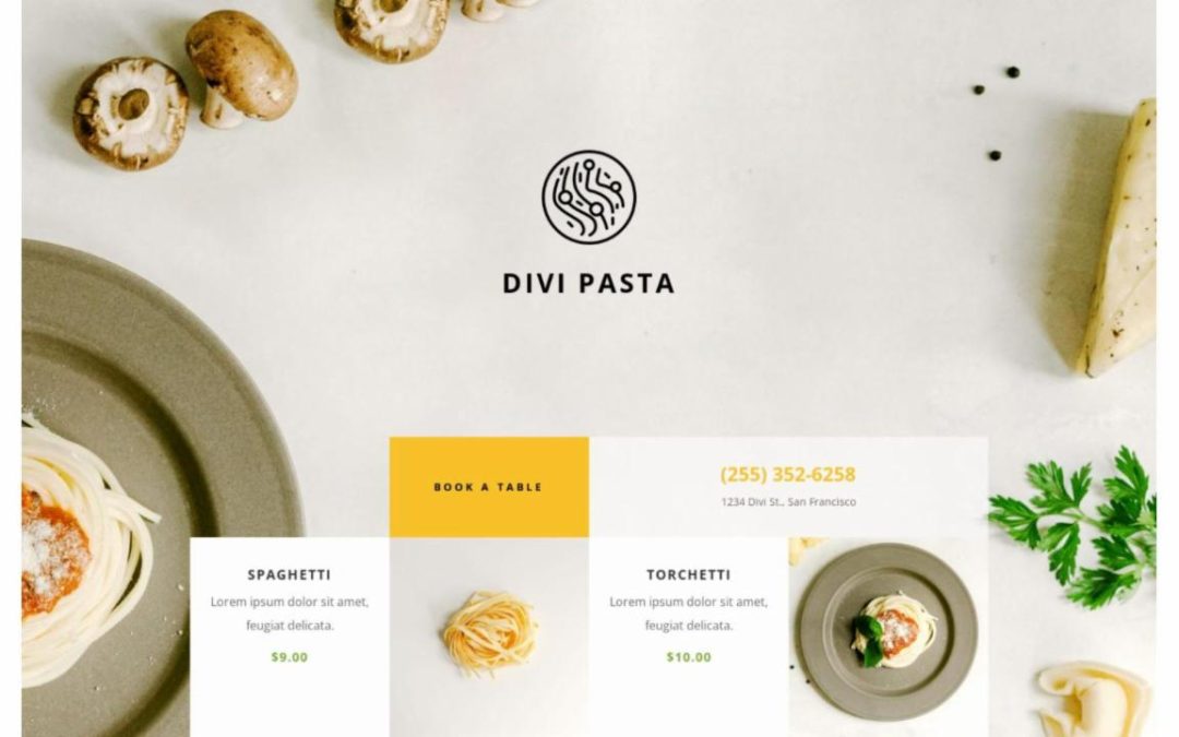 ET – Italian Restaurant Landing Page – Header