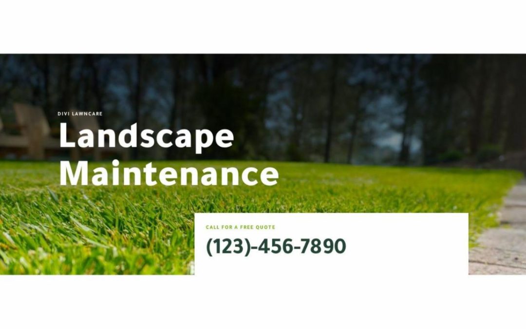 ET – Landscape Maintenance Home Page – Header