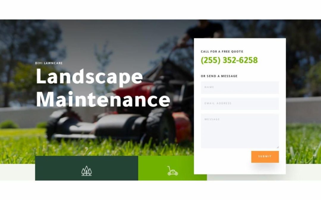 ET – Landscape Maintenance Landing Page – Header