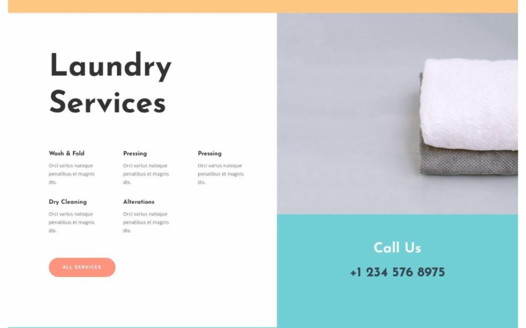 ET – Laundry Service Home Page – Header