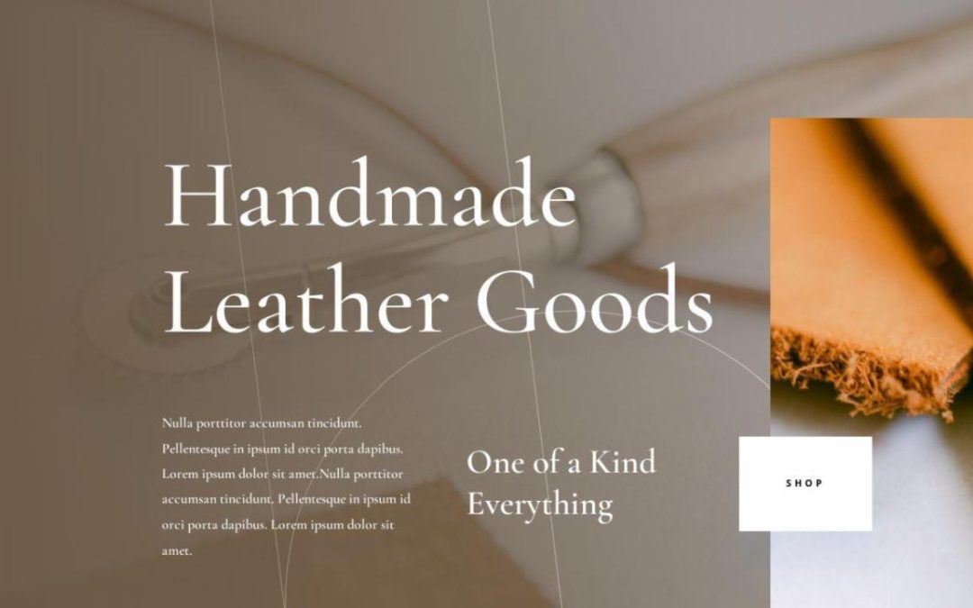 ET – Leather Company Home Page – Header