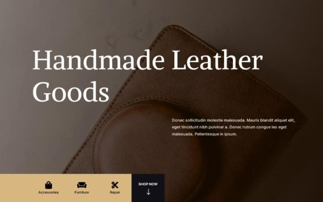 ET – Leather Goods Landing Page – Header