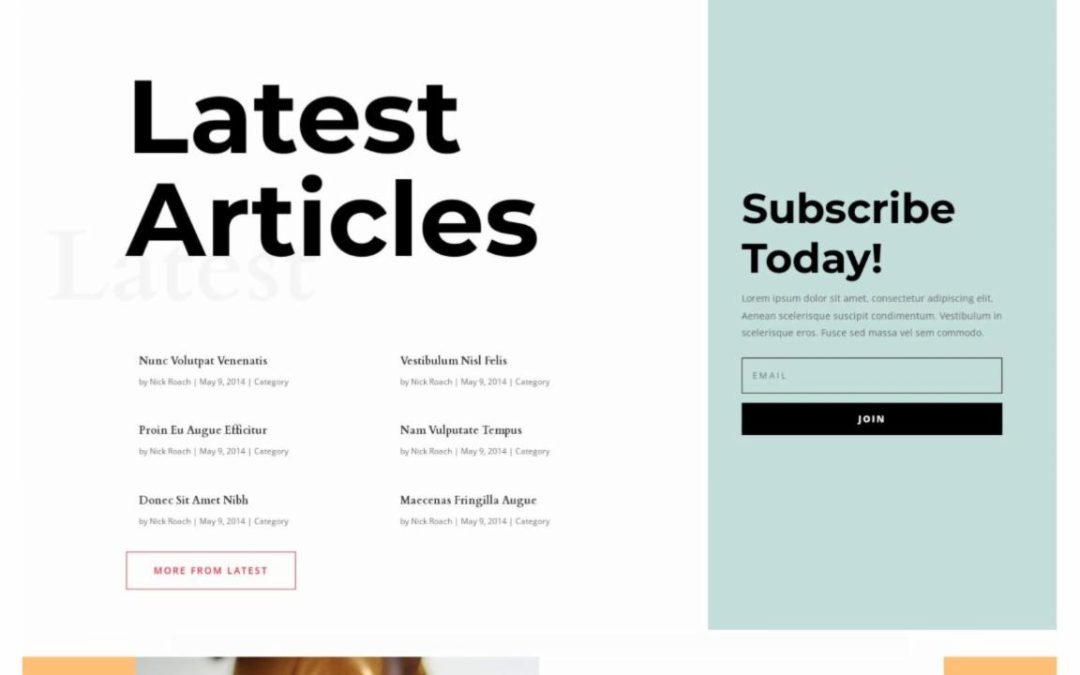 ET – Magazine Landing Page – Header