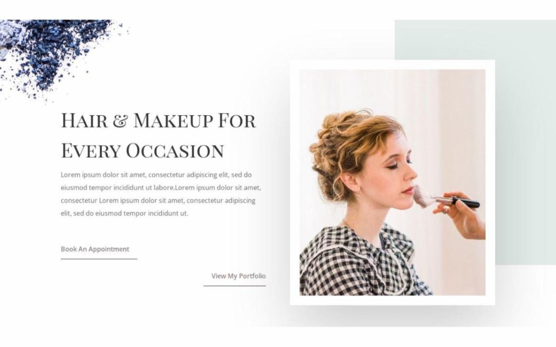 ET – Makeup Artist Landing Page – Header