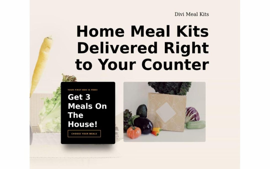 ET – Meal Kit Landing Page – Header
