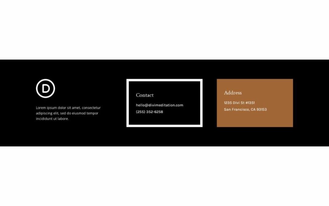 ET – Meditation Center Home Page – Footer