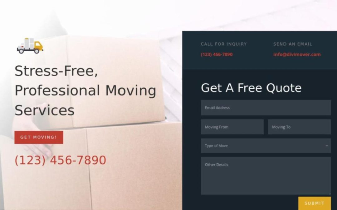 ET – Moving Company Landing Page – Header