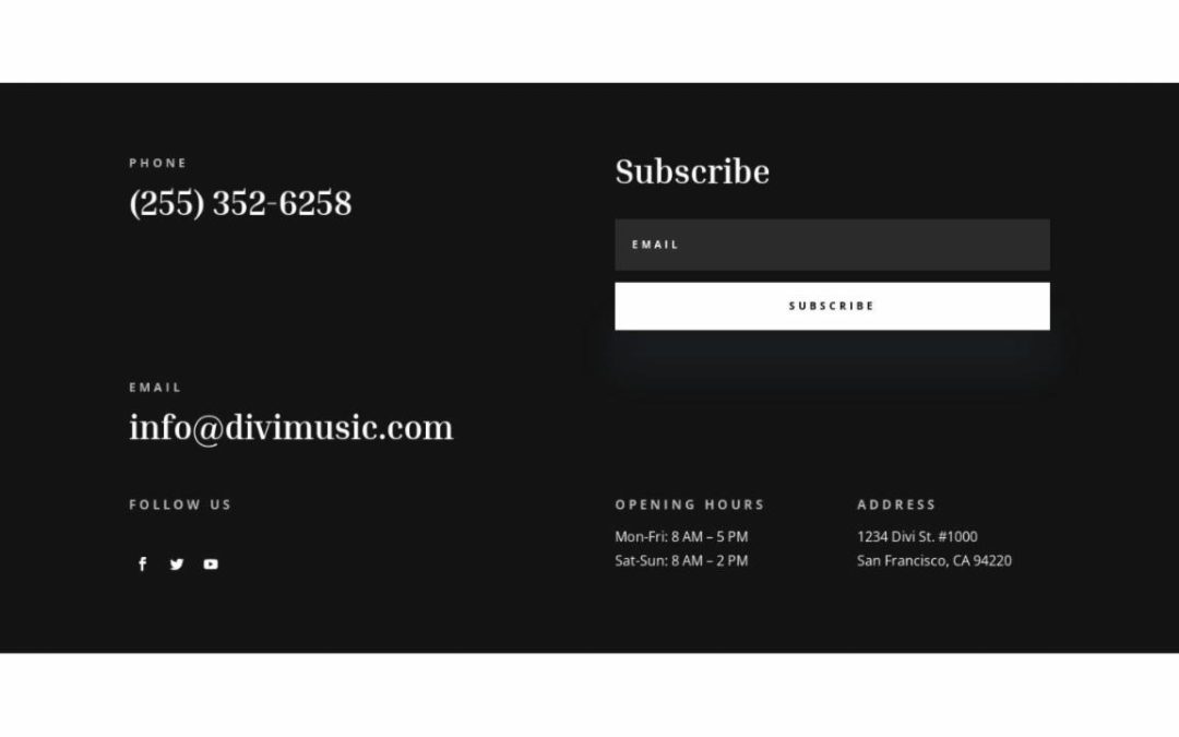 ET – Music Teacher Home Page – Footer