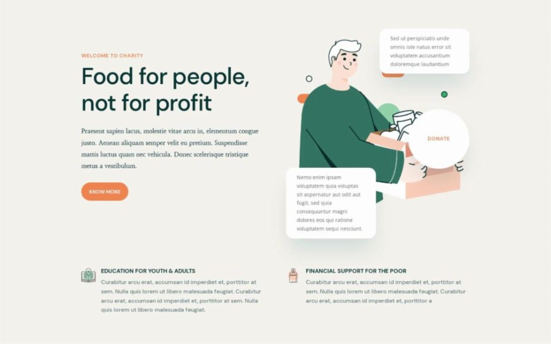ET – NGO Landing Page – Header