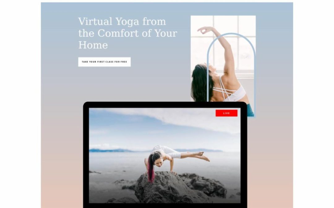 ET – Online Yoga Landing Page – Header