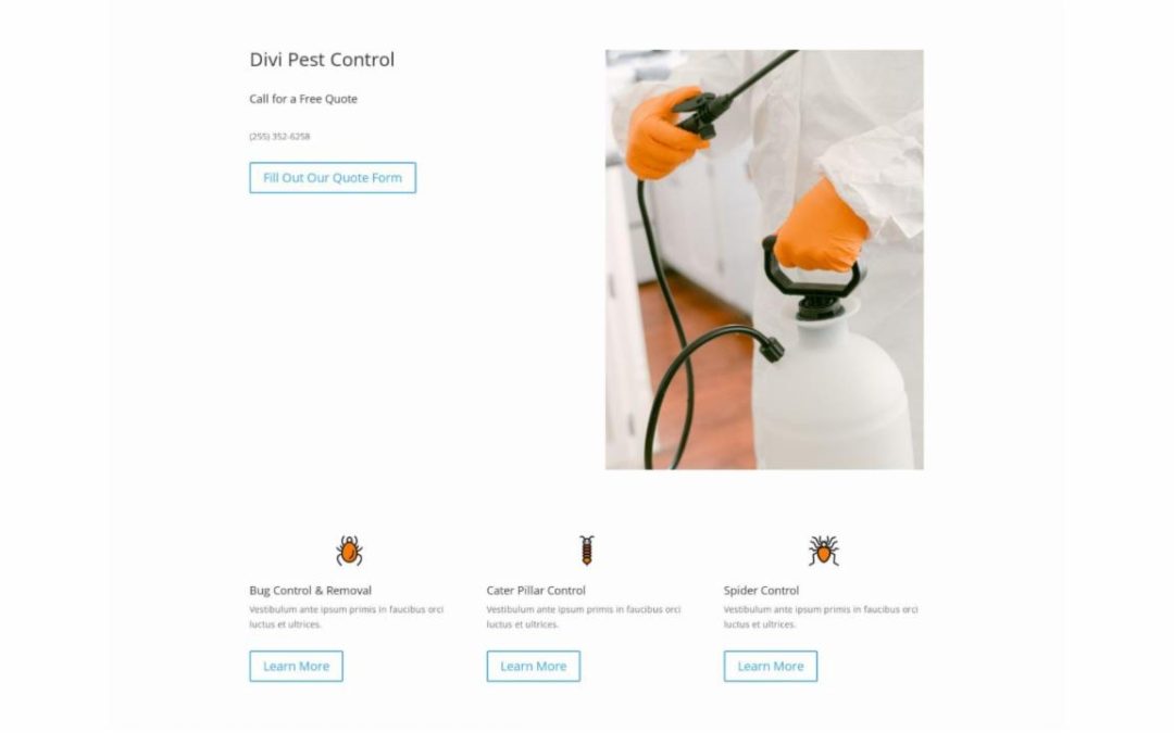 ET – Pest Control Landing Page – Header