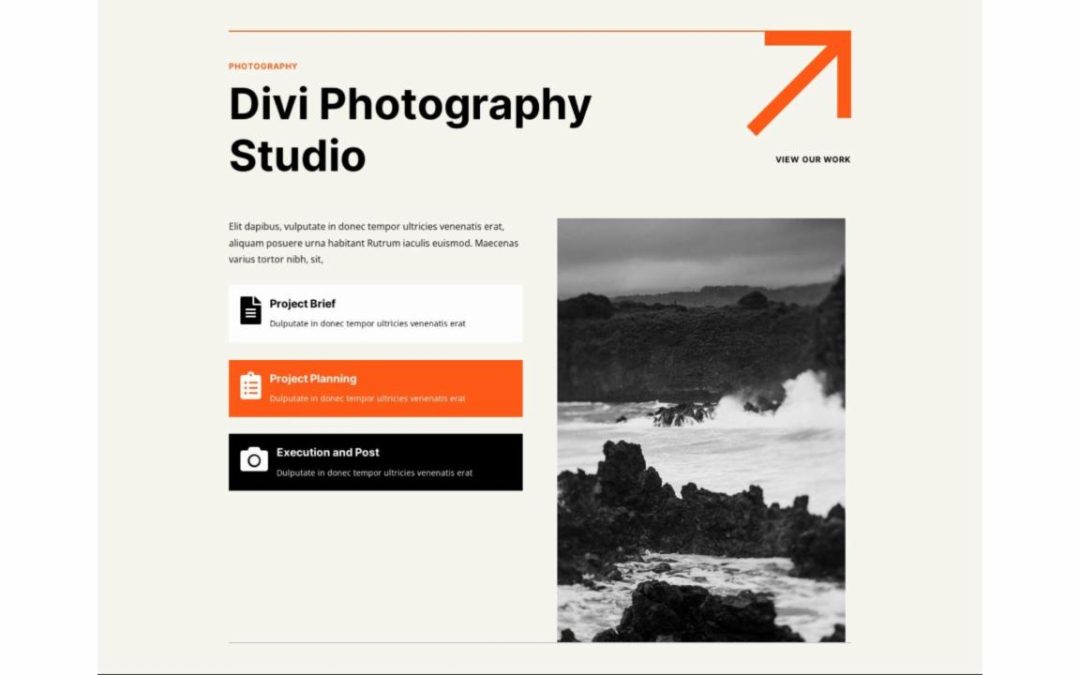 ET – Photography Studio Home Page – Header