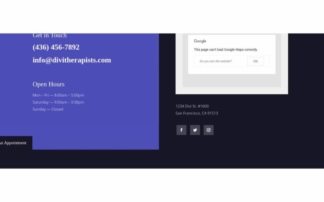 ET – Physical Therapy Home Page – Footer