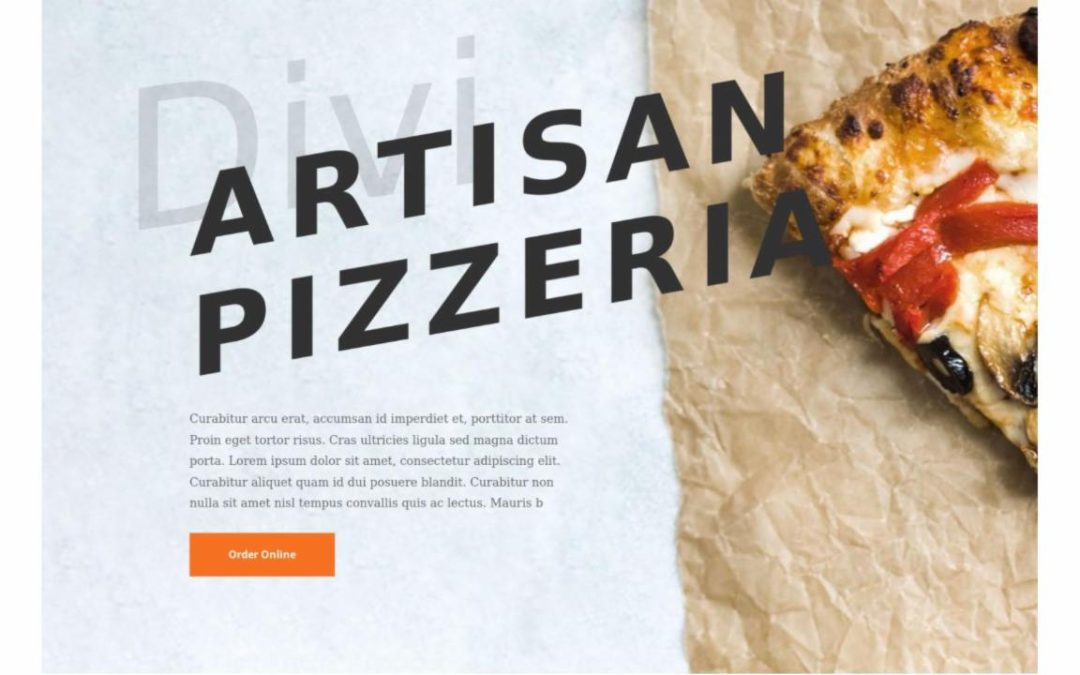 ET – Pizzeria Home Page – Header