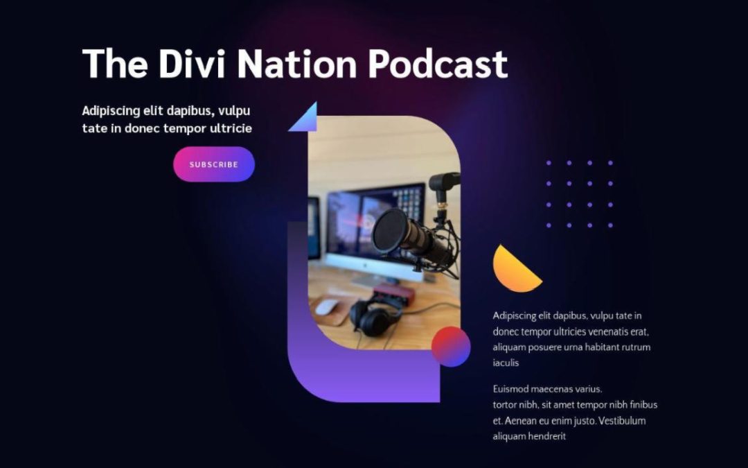 ET – Podcaster Landing Page – Header