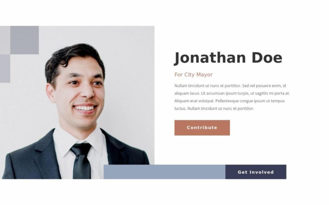 ET – Political Candidate Landing Page – Header