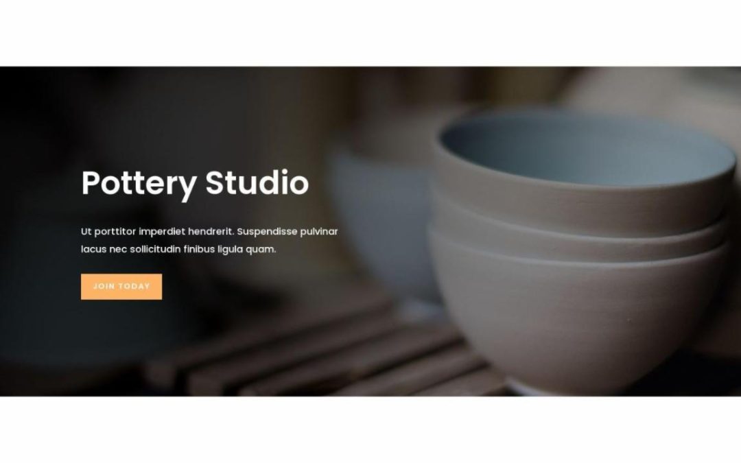 ET – Pottery Studio Landing Page – Header