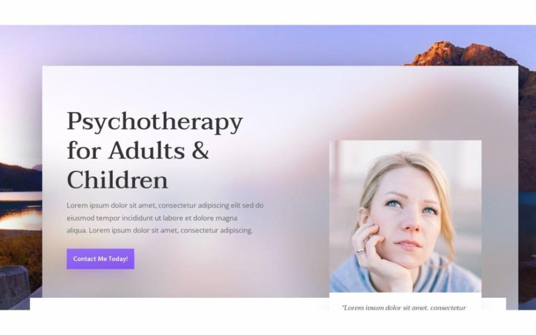 ET – Psychologist Landing Page – Header