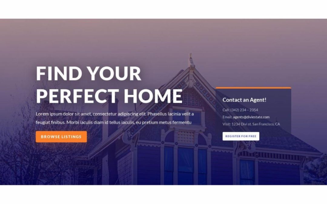 ET – Real Estate Home Page – Header