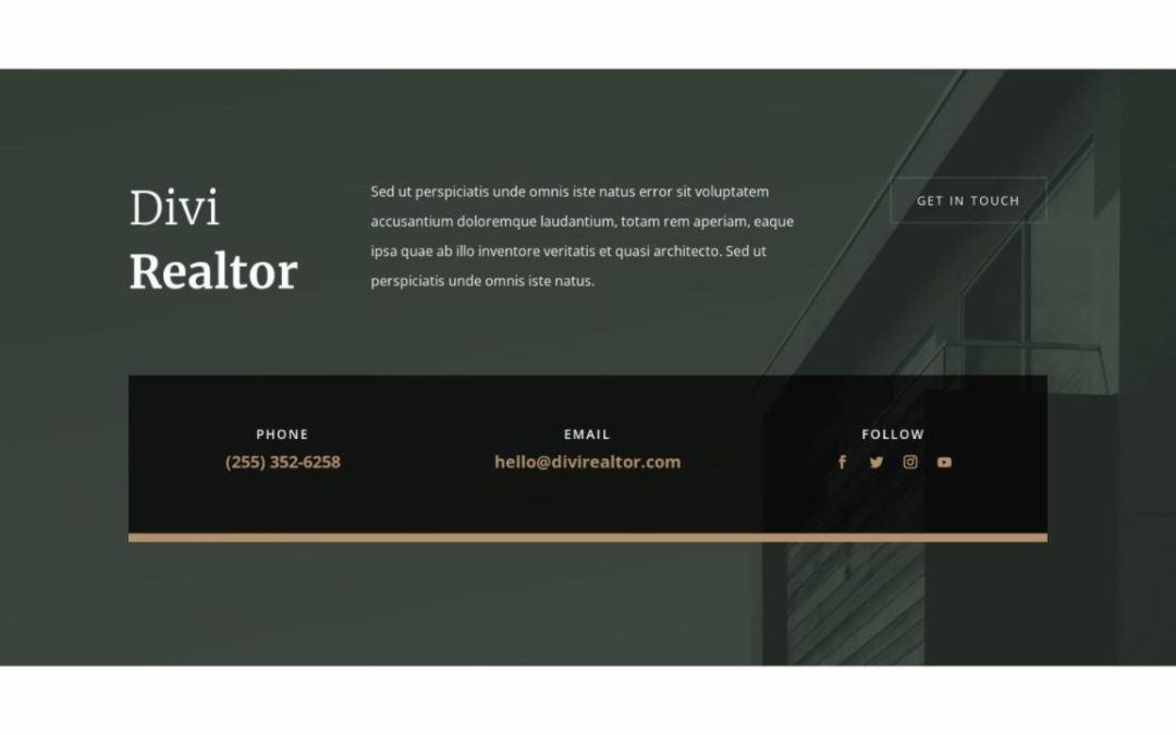 ET – Realtor Home Page – Footer
