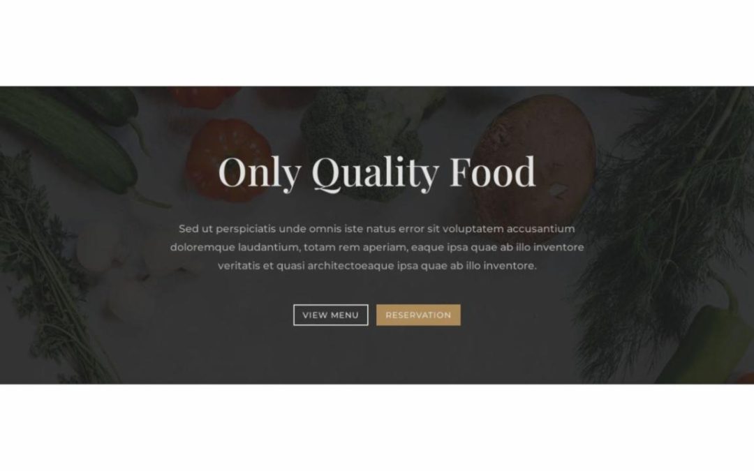ET – Restaurant Home Page – Header