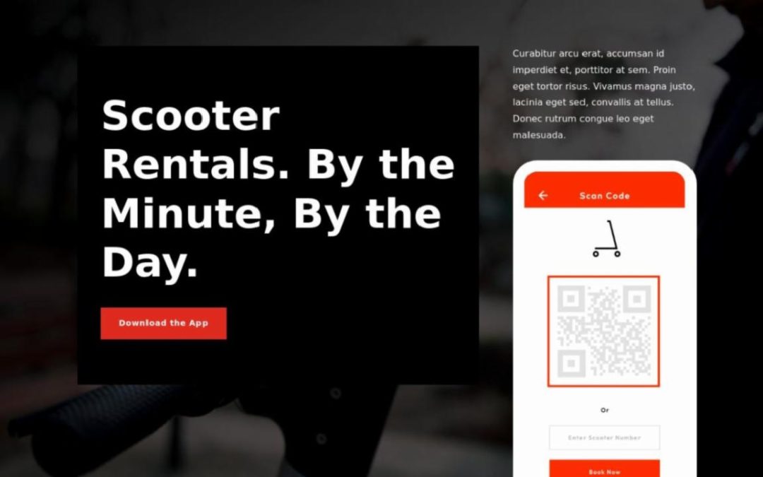 ET – Scooter Rental Home Page – Header
